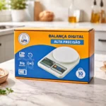 Balança Digital GP Inox SF-400 Sensibilidade 1g Cozinha